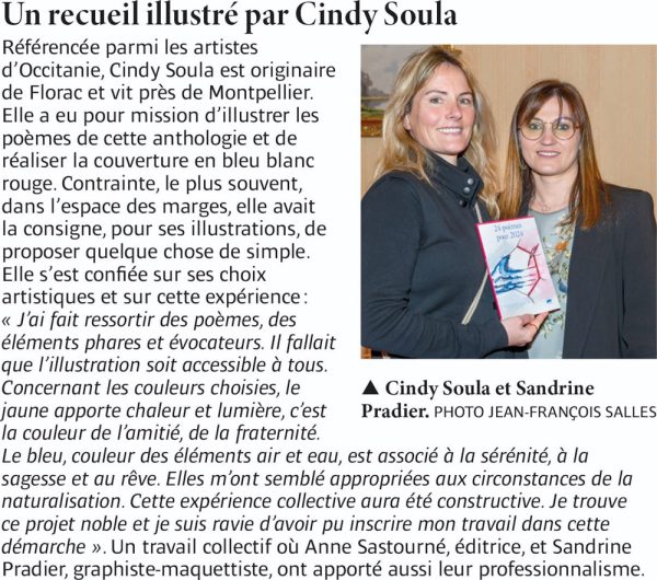 Article de presse Cindy Soula